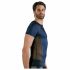 NEK - Men's Blue Top with Black Lacing and Mesh Panels  - M