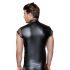 NEK - men's riveted mesh insert top (black) 