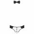 Svenjoyment - Men's Waiter Thong Costume Set (Black-White) 