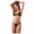 Cottelli - Open Lace Set (Black)  - XL