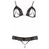 Abierta Fina - Seductive Extravagance - Bra Set  - M