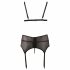 Cottelli Plus Size - Lace Lingerie Set (Black) 