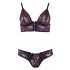 Cottelli - Floral Lace Bra Set (Purple) 