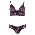 Cottelli - Floral Lace Bra Set (Purple)