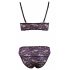 Cottelli - Floral Lace Bra Set (Purple)  - L