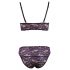 Cottelli - Floral Lace Bra Set (Purple) - XL