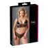 Cottelli Plus Size - Delicate Lace Bra Set (Black)  - XXXL