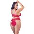 Cottelli Plus Size - Soft Lace Bra Set (Red) 