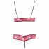 Cottelli - Lace Bra Set (Red) 