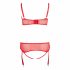 Cottelli Plus Size - Red Versatile Lingerie Set 