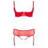 Cottelli Plus Size - Versatile Lingerie Duo (Red)