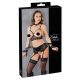 Cottelli Bondage - Lace Lingerie Set (5-Piece)  - M