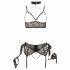 Cottelli Bondage - Lace Lingerie Set (5-Piece)  - L