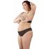 Cottelli Plus Size - Beaded Bra Set (Black) 