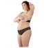 Cottelli Plus Size - Beaded Bra Set (Black) 