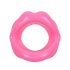 Ida Leather - open mouth gag (pink)