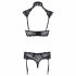 Cottelli - Collared Lace Bra Set (Black) 