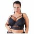 Cottelli Plus Size - Strap Lace Bra (Black)  - 95D