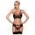 Obsessive 818-SEG-1 - Rhinestone Lace Lingerie Set (Black) 