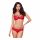 Obsessive 860-SET-3 - Strappy Rose Lace Bra Set (Red) 