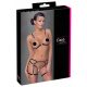 Cottelli - Chain Decorative Body Harness - 2 Piece (Black) 