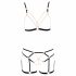 Cottelli - Chain Decorative Body Harness - 2 Piece (Black) 