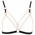 Cottelli - Chain Decorative Body Harness - 2 Piece (Black)  - M