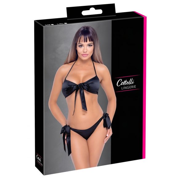 Cottelli - Bikini-Style Bra Set (Black) 