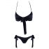 Cottelli - Bikini-Style Bra Set (Black) 