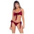 Cottelli - bikini-style bra set (red)