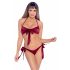 Cottelli - Bikini-Style Bra Set (Red) 