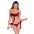 Cottelli - bikini-style bra set (red)