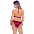 Cottelli - Bikini-Style Bra Set (Red) 