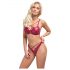 Cottelli Party - Shiny Bra Set (Red) - 80B/M