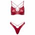 Cottelli Party - Shiny Bra Set (Red) - 80B/M