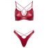 Cottelli Party - Shiny Bra Set (Red) - 80B/M