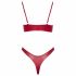 Cottelli Party - Shiny Bra Set (Red) - 80B/M