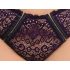 Cottelli Curves Plus Size - Sheer Patterned Bra Set (Purple)