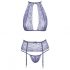 Kissable - Lace Lingerie Set (Purple) 