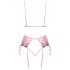 Kissable - Rose Embroidered Lingerie Set (Pink) 