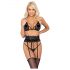 Kissable - Waistband Bra Set (Black) 