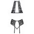 Kissable - Lace Bra Set with Choker (Black) 