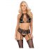 Kissable - Halter Neck Lace Bra Set (Black) - L/XL