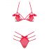 Obsessive Giftella - Bow Lingerie Set (Red)