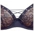 Cottelli Party - Lace-Up Bra Set (Black) - 80B/M