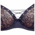 Cottelli Party - Lace-Up Bra Set (Black) - 80C/M