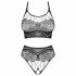 Obsessive K103 - Flexible Open Mesh Set (Black) - S-L 