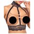 Abierta Fina - Open Chain Lingerie Set (Black)