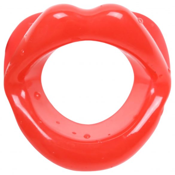 Ida Leather - Open Mouth Gag (Red) 