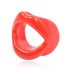 Ida Leather - Open Mouth Gag (Red) 